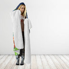 Custom NRL Raiders NAIDOC Week Hooded Blanket Keep The Fire Burning Indigenous Art