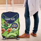 Custom NRL Raiders NAIDOC Week Luggage Cover Keep The Fire Burning Indigenous Art