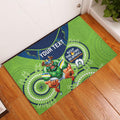 Custom NRL Raiders NAIDOC Week Rubber Doormat Keep The Fire Burning Indigenous Art