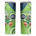 NRL Raiders NAIDOC Week Skinny Tumbler Keep The Fire Burning Indigenous Art