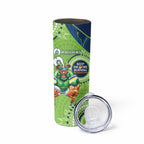 NRL Raiders NAIDOC Week Skinny Tumbler Keep The Fire Burning Indigenous Art