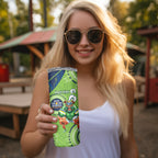 NRL Raiders NAIDOC Week Skinny Tumbler Keep The Fire Burning Indigenous Art