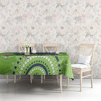 Custom NRL Raiders NAIDOC Week Tablecloth Keep The Fire Burning Indigenous Art