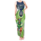 Custom NRL Raiders NAIDOC Week Tank Maxi Dress Keep The Fire Burning Indigenous Art