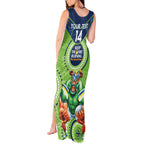 Custom NRL Raiders NAIDOC Week Tank Maxi Dress Keep The Fire Burning Indigenous Art