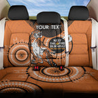 Custom NRL Tigers NAIDOC Week Back Car Seat Cover Keep The Fire Burning Indigenous Art
