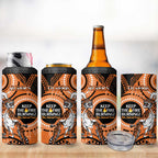 NRL Tigers NAIDOC Week 4 in 1 Can Cooler Tumbler Keep The Fire Burning Indigenous Art