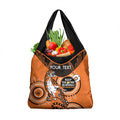 Custom NRL Tigers NAIDOC Week Grocery Bag Keep The Fire Burning Indigenous Art