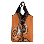 Custom NRL Tigers NAIDOC Week Grocery Bag Keep The Fire Burning Indigenous Art