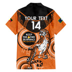 Custom NRL Tigers NAIDOC Week Hawaiian Shirt Keep The Fire Burning Indigenous Art