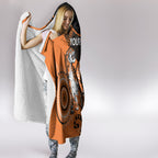Custom NRL Tigers NAIDOC Week Hooded Blanket Keep The Fire Burning Indigenous Art