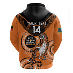 Custom NRL Tigers NAIDOC Week Hoodie Keep The Fire Burning Indigenous Art