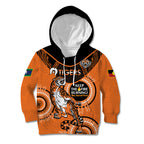 Custom NRL Tigers NAIDOC Week Kid Hoodie Keep The Fire Burning Indigenous Art