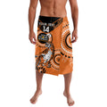 Custom NRL Tigers NAIDOC Week Lavalava Keep The Fire Burning Indigenous Art