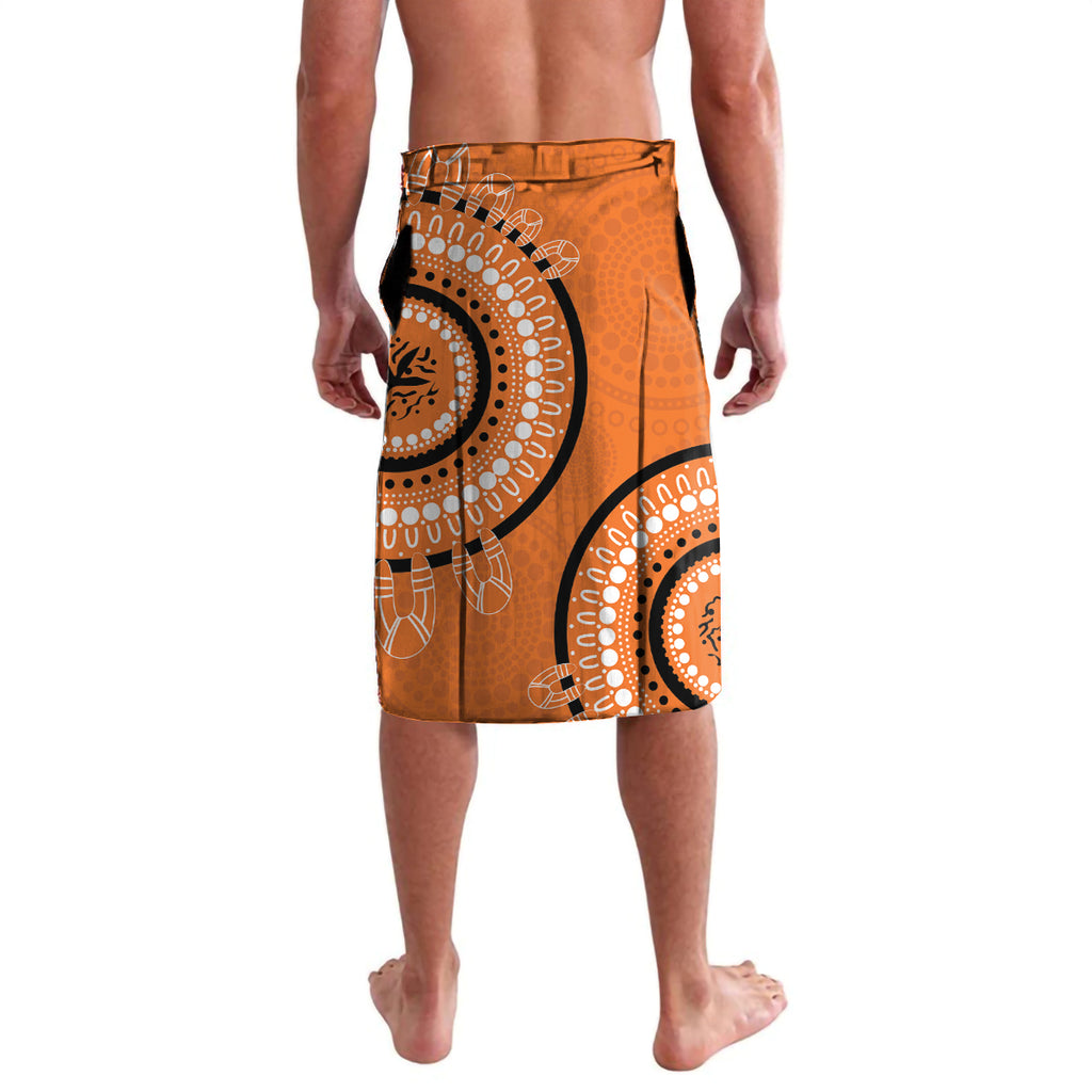 Custom NRL Tigers NAIDOC Week Lavalava Keep The Fire Burning Indigenous Art