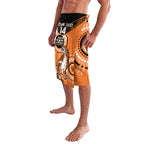 Custom NRL Tigers NAIDOC Week Lavalava Keep The Fire Burning Indigenous Art