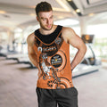 Custom NRL Tigers NAIDOC Week Men Tank Top Keep The Fire Burning Indigenous Art