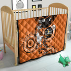 Custom NRL Tigers NAIDOC Week Quilt Keep The Fire Burning Indigenous Art