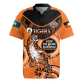Custom NRL Tigers NAIDOC Week Rugby Jersey Keep The Fire Burning Indigenous Art
