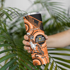 NRL Tigers NAIDOC Week Skinny Tumbler Keep The Fire Burning Indigenous Art