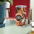 NRL Tigers NAIDOC Week Tumbler Cup Keep The Fire Burning Indigenous Art