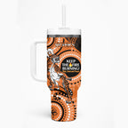 NRL Tigers NAIDOC Week Tumbler With Handle Keep The Fire Burning Indigenous Art