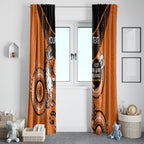 Custom NRL Tigers NAIDOC Week Window Curtain Keep The Fire Burning Indigenous Art