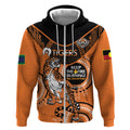 Custom NRL Tigers NAIDOC Week Zip Hoodie Keep The Fire Burning Indigenous Art