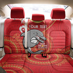 Custom NRL Dolphins NAIDOC Week Back Car Seat Cover Keep The Fire Burning Indigenous Art