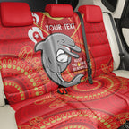 Custom NRL Dolphins NAIDOC Week Back Car Seat Cover Keep The Fire Burning Indigenous Art