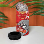 NRL Dolphins NAIDOC Week 4 in 1 Can Cooler Tumbler Keep The Fire Burning Indigenous Art
