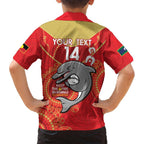 Custom NRL Dolphins NAIDOC Week Family Matching Short Sleeve Bodycon Dress and Hawaiian Shirt Keep The Fire Burning Indigenous Art