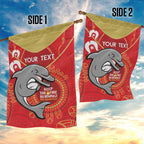 Custom NRL Dolphins NAIDOC Week Garden Flag Keep The Fire Burning Indigenous Art