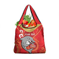 Custom NRL Dolphins NAIDOC Week Grocery Bag Keep The Fire Burning Indigenous Art