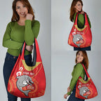 Custom NRL Dolphins NAIDOC Week Grocery Bag Keep The Fire Burning Indigenous Art