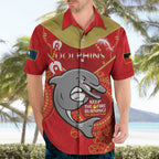 Custom NRL Dolphins NAIDOC Week Hawaiian Shirt Keep The Fire Burning Indigenous Art