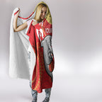 Custom NRL Dolphins NAIDOC Week Hooded Blanket Keep The Fire Burning Indigenous Art