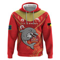 Custom NRL Dolphins NAIDOC Week Hoodie Keep The Fire Burning Indigenous Art