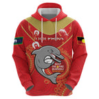 Custom NRL Dolphins NAIDOC Week Hoodie Keep The Fire Burning Indigenous Art
