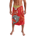 Custom NRL Dolphins NAIDOC Week Lavalava Keep The Fire Burning Indigenous Art