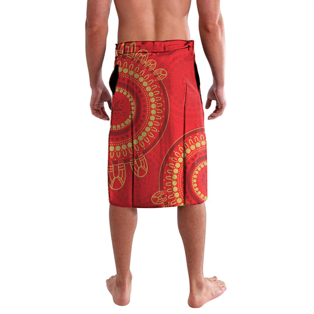 Custom NRL Dolphins NAIDOC Week Lavalava Keep The Fire Burning Indigenous Art