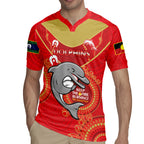 Custom NRL Dolphins NAIDOC Week Rugby Jersey Keep The Fire Burning Indigenous Art