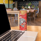 NRL Dolphins NAIDOC Week Skinny Tumbler Keep The Fire Burning Indigenous Art