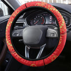 NRL Dolphins NAIDOC Week Steering Wheel Cover Keep The Fire Burning Indigenous Art