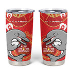 NRL Dolphins NAIDOC Week Tumbler Cup Keep The Fire Burning Indigenous Art