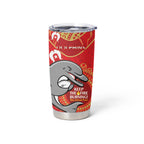NRL Dolphins NAIDOC Week Tumbler Cup Keep The Fire Burning Indigenous Art