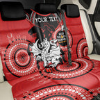 Custom NRL Dragons NAIDOC Week Back Car Seat Cover Keep The Fire Burning Indigenous Art