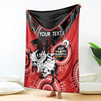 Custom NRL Dragons NAIDOC Week Blanket Keep The Fire Burning Indigenous Art