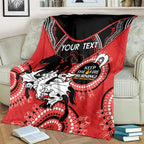 Custom NRL Dragons NAIDOC Week Blanket Keep The Fire Burning Indigenous Art