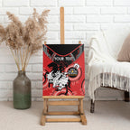 Custom NRL Dragons NAIDOC Week Canvas Wall Art Keep The Fire Burning Indigenous Art